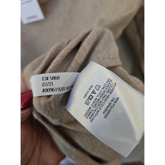 NwT Express Body Contour Mock Neck Cutout Bodysuit Lrg Long Sleeve Neutral Layer - Picture 5 of 6